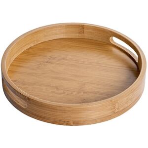 Unbranded Creative Style Wooden Serving Tray with Double-Ear Cutouts, Premium Material Smo Unbranded Creative Style Wooden Serving Tray with Double-Ear Cutouts, Premium Material Smo