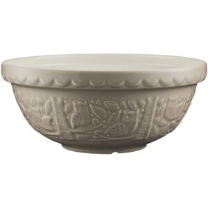 Mason Cash in The Forest Owl Mixing Bowl 4 Litre 26cm Stone S18 Stoneware Bowl Mason Cash in The Forest Owl Mixing Bowl 4 Litre 26cm Stone S18 Stoneware Bowl