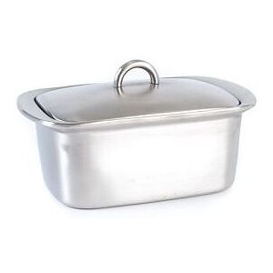 Lakeland Stainless Steel Insulated Butter Dish with Lid Lakeland Stainless Steel Insulated Butter Dish with Lid