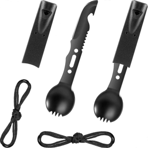 Unbranded Multi-functional Camping Spork Set Stainless Steel Functional Camping Spoon Fork Unbranded Multi-functional Camping Spork Set Stainless Steel Functional Camping Spoon Fork