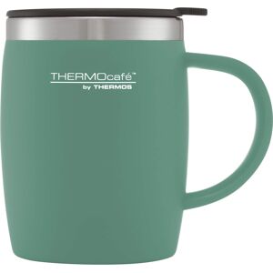 THERMOcaf? by Thermos Desk Mug, Plastic, Duck Egg, 1 Count (Pack of 1) THERMOcaf? by Thermos Desk Mug, Plastic, Duck Egg, 1 Count (Pack of 1)