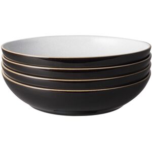 Denby - Elements Black Pasta Bowls Set of 4 - Dishwasher Microwave Safe Crockery Denby - Elements Black Pasta Bowls Set of 4 - Dishwasher Microwave Safe Crockery