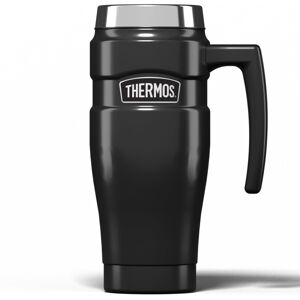 Thermos Stainless King Gun Metal Travel Mug (470ml), Reusable Insulated Stainles Thermos Stainless King Gun Metal Travel Mug (470ml), Reusable Insulated Stainles