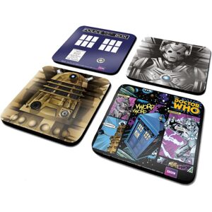 Doctor Who CSP0009 Tardis/Cyberman/Dalek/Comic Coaster Set (Pack of 4) Doctor Who CSP0009 Tardis/Cyberman/Dalek/Comic Coaster Set (Pack of 4)