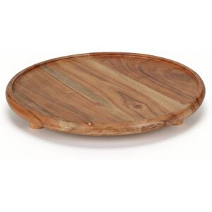GEEZY Round Serving Tray Acacia Wooden Board for Snacks Desserts Candles Home De GEEZY Round Serving Tray Acacia Wooden Board for Snacks Desserts Candles Home De