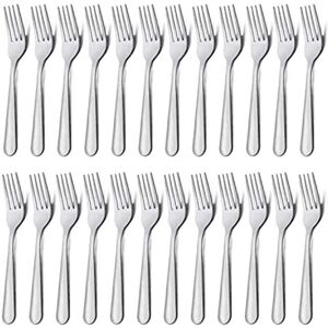 Unbranded 24 Pieces Dinner Forks Set 7.1 Inch Silver Stainless Steel Dinner Forks, Forks S Unbranded 24 Pieces Dinner Forks Set 7.1 Inch Silver Stainless Steel Dinner Forks, Forks S