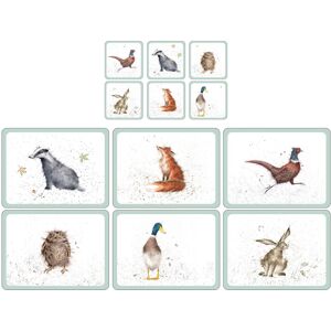 Pimpernel Wrendale Designs - Set of 6 Placemats and Coasters (X0010568739, X0010 Pimpernel Wrendale Designs - Set of 6 Placemats and Coasters (X0010568739, X0010