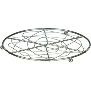 Premier Housewares Polished Chrome Geometric Trivet Silver Metal Premier Housewares Polished Chrome Geometric Trivet Silver Metal
