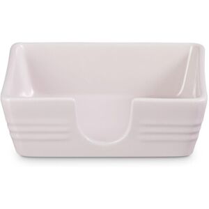 Le Creuset Stoneware Signature Cocktail Napkin Holder, 6 ", Shallot Le Creuset Stoneware Signature Cocktail Napkin Holder, 6 ", Shallot
