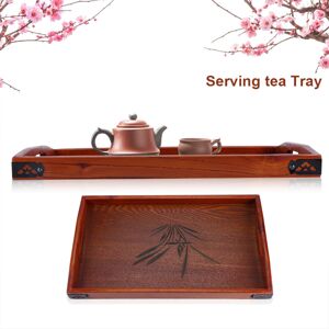 Unbranded Large Wooden Serving Tray with Handles 45x27x3cm for Drinks & Breakfast Unbranded Large Wooden Serving Tray with Handles 45x27x3cm for Drinks & Breakfast