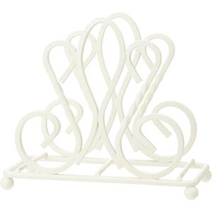 Premier Housewares 508282 De Lis Napkin Holder - Cream H12 x W14 x D7cm Premier Housewares 508282 De Lis Napkin Holder - Cream H12 x W14 x D7cm