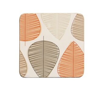 Premier Housewares 1203607 Orange Leaf Coasters - Set of 4, H2 x W10 x D10cm Premier Housewares 1203607 Orange Leaf Coasters - Set of 4, H2 x W10 x D10cm