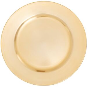 Premier Housewares Gold Charger Plates Minimalistic Melamine Plates Durable Premier Housewares Gold Charger Plates Minimalistic Melamine Plates Durable