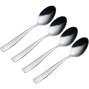 Viners Everyday Purity Dessert Spoons Set of 4 Stainless Steel Cutlery Mirro Viners Everyday Purity Dessert Spoons Set of 4 Stainless Steel Cutlery Mirro