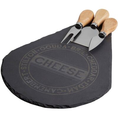 Premier Housewares 4pc Cheese Set - Black Premier Housewares 4pc Cheese Set - Black