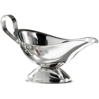Premier Housewares Gravy Boat, 8 oz - Stainless Steel Premier Housewares Gravy Boat, 8 oz - Stainless Steel