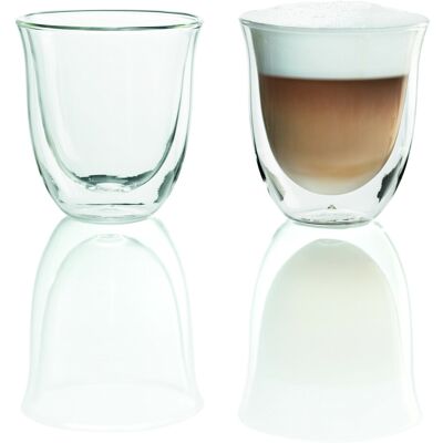 DeLonghi - 5513214601 - Transparent - 190 ml - Coffee glass set DeLonghi - 5513214601 - Transparent - 190 ml - Coffee glass set