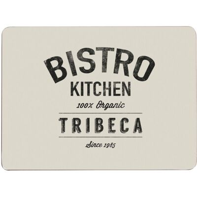 Premier Housewares S/4 Cork Placemats Bistro 29 X 21.5Cm Premier Housewares S/4 Cork Placemats Bistro 29 X 21.5Cm