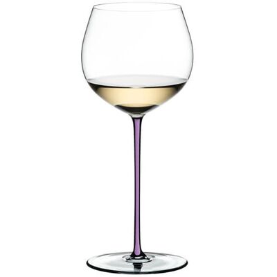 Riedel Hand Made Fatto a Mano Oaked Chardonnay Wine Glass Violet Riedel Hand Made Fatto a Mano Oaked Chardonnay Wine Glass Violet