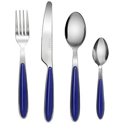 EXZACT - EX07 - Blue - 24 pc - Cutlery Set EXZACT - EX07 - Blue - 24 pc - Cutlery Set