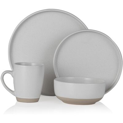 Tower Avena Dinnerware Set Natural White - Dinnerware Set Tower Avena Dinnerware Set Natural White - Dinnerware Set