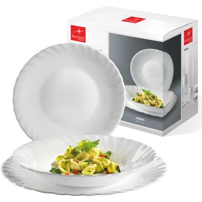 (18 pc Bormioli Prima Dinner Set) Bormioli Rocco 18 Pcs Glass Dinner Sets Dining (18 pc Bormioli Prima Dinner Set) Bormioli Rocco 18 Pcs Glass Dinner Sets Dining