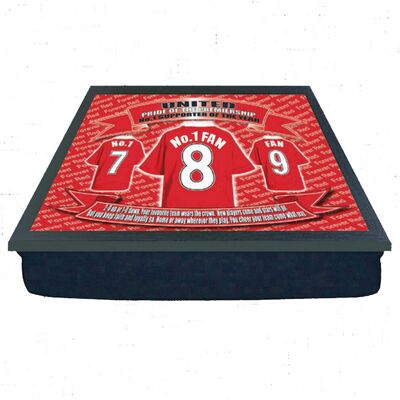 Personalised Gift Products Manchester United Cushion Lap Tray Football Shirt Gift Personalised Gift Products Manchester United Cushion Lap Tray Football Shirt Gift