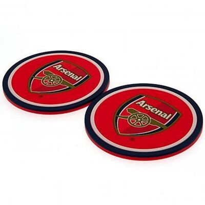 Arsenal FC Coaster Set (Pack of 2) Arsenal FC Coaster Set (Pack of 2)