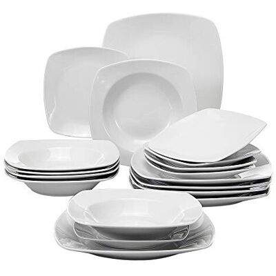 MALACASA - Julia - Ivory White - Dinnerware MALACASA - Julia - Ivory White - Dinnerware