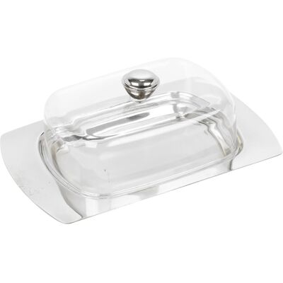 URBN Living (Stainless Steel Base) Bamboo Or Stainless Steel Butter Dish & Acrylic Lid URBN Living (Stainless Steel Base) Bamboo Or Stainless Steel Butter Dish & Acrylic Lid