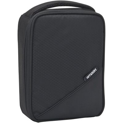 Smash Insulated Lunch Bag, Black, 8cm x 18cm x 25cm Smash Insulated Lunch Bag, Black, 8cm x 18cm x 25cm