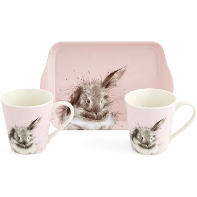 Wrendale Bathtime Mug and Tray Set Wrendale Bathtime Mug and Tray Set