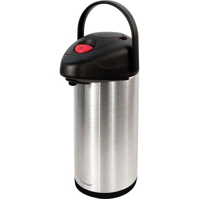 Denny International Stainless Steel AIR Pot Flask Tea Coffee Pump Action Vacuum Thermos (5 LTR Airpo Denny International Stainless Steel AIR Pot Flask Tea Coffee Pump Action Vacuum Thermos (5 LTR Airpo