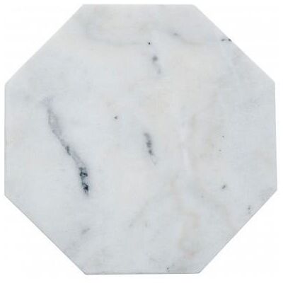 Premier Housewares White Marble Octagonal Trivet Premier Housewares White Marble Octagonal Trivet