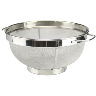 GK Global Kitchen (25cm) Stainless Steel Colander Extra Fine Mesh Strainer GK Global Kitchen (25cm) Stainless Steel Colander Extra Fine Mesh Strainer