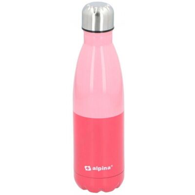 Alpina (Pink) Stainless Steel Water Bottle Double Wall Vacuum Alpina (Pink) Stainless Steel Water Bottle Double Wall Vacuum