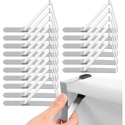 SOL (16pk (1 x 16pk)) 16-32 TableCloth Clips Metal Stainless Steel Clamp SOL (16pk (1 x 16pk)) 16-32 TableCloth Clips Metal Stainless Steel Clamp