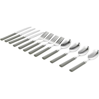 URBN Living (Grey) 12pcs Stainless Steel Knives Forks Spoons Cutlery Set URBN Living (Grey) 12pcs Stainless Steel Knives Forks Spoons Cutlery Set