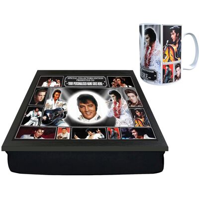 Personalised Gift Products Presley King of Rock n Roll Personalised Icon Lap Tray and Mug Gift Set Personalised Gift Products Presley King of Rock n Roll Personalised Icon Lap Tray and Mug Gift Set