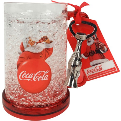 Coca Cola Coca-Cola Mug Chiller With Bottle Opener Coca Cola Coca-Cola Mug Chiller With Bottle Opener