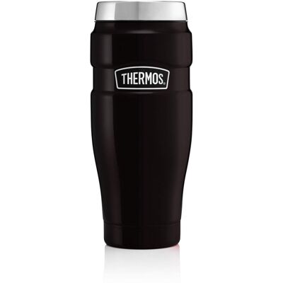 Thermos 101556 Stainless King Travel Tumbler Matt Black, 0.47 L Thermos 101556 Stainless King Travel Tumbler Matt Black, 0.47 L