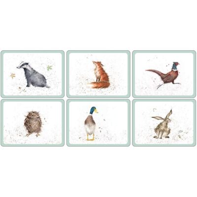 Pimpernel Wrendale Placemats - Set of 6 Pimpernel Wrendale Placemats - Set of 6