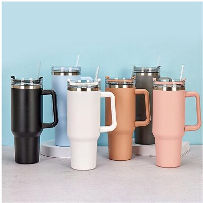 Kikidex (Pink, One size) 40OZ Adventure Quencher Tumbler Stainless Steel Thermos Vacuum Kikidex (Pink, One size) 40OZ Adventure Quencher Tumbler Stainless Steel Thermos Vacuum