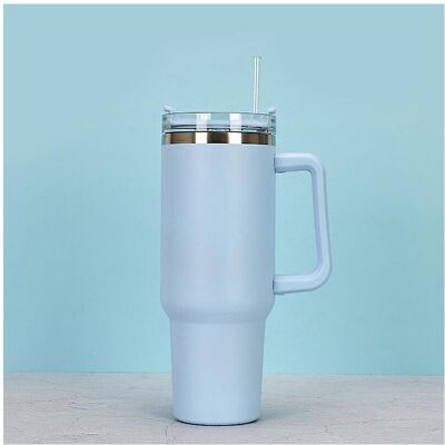 Kikidex (Blue, One size) 40OZ Adventure Quencher Tumbler Stainless Steel Thermos Vacuum Kikidex (Blue, One size) 40OZ Adventure Quencher Tumbler Stainless Steel Thermos Vacuum