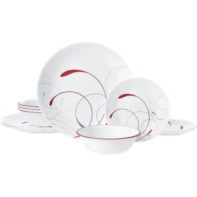 corelle Splendor 12-piece chips & cracks Resistant Dinnerware Set, Service for 4 corelle Splendor 12-piece chips & cracks Resistant Dinnerware Set, Service for 4