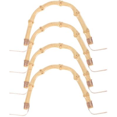 Kricely (As show, One size) 4pcs Bamboo Teapot Handle U-Shape Teapot Handle Replacement Kricely (As show, One size) 4pcs Bamboo Teapot Handle U-Shape Teapot Handle Replacement