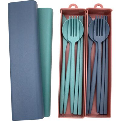 konhill (As show, One size) Portable Cutlery Set Wheat Grass Dinnerware Set Utensils Set konhill (As show, One size) Portable Cutlery Set Wheat Grass Dinnerware Set Utensils Set