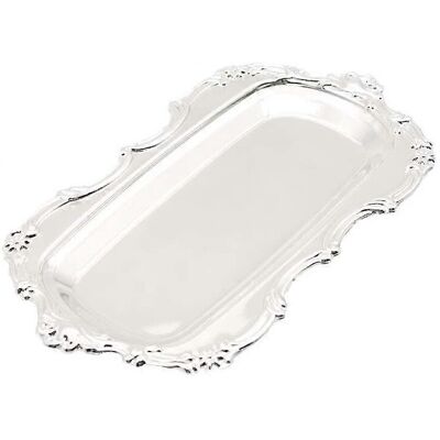 konhill (As show, One size) Metal Stainless Steel Towel Tray Dinner Plates Storage Tray konhill (As show, One size) Metal Stainless Steel Towel Tray Dinner Plates Storage Tray