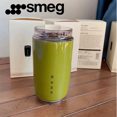PlayMc (green) 320ml Smeg Coffee Mug Stainless Steel Travel Water Bottle Insulated Cup PlayMc (green) 320ml Smeg Coffee Mug Stainless Steel Travel Water Bottle Insulated Cup