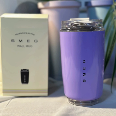 PlayMc (purple) 320ml Smeg Coffee Mug Stainless Steel Travel Water Bottle Insulated Cup PlayMc (purple) 320ml Smeg Coffee Mug Stainless Steel Travel Water Bottle Insulated Cup
